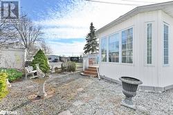 View of yard featuring a deck - 