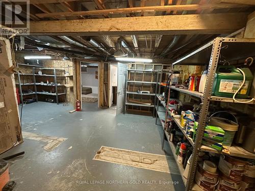 4 Baron Street, Kirkland Lake (Kl & Area), ON - Indoor Photo Showing Basement