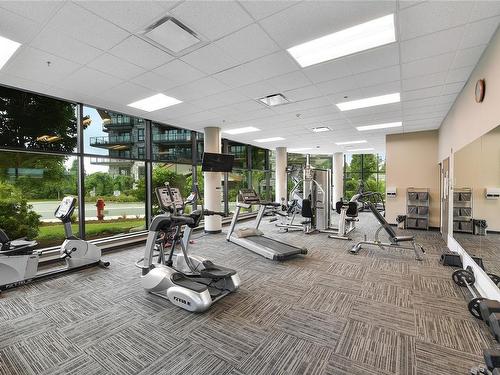 209-745 Travino Lane, Saanich, BC - Indoor Photo Showing Gym Room