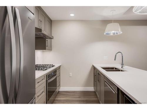 401-741 Travino Lane, Saanich, BC - Indoor Photo Showing Kitchen With Double Sink With Upgraded Kitchen