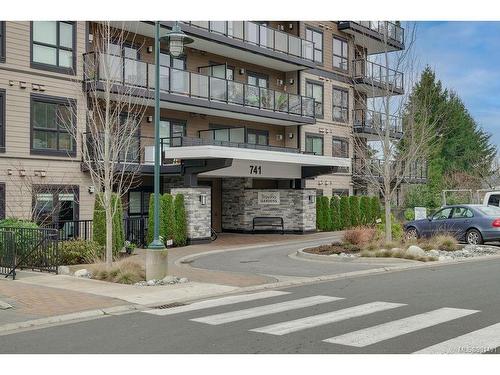 401-741 Travino Lane, Saanich, BC - Outdoor With Balcony With Facade