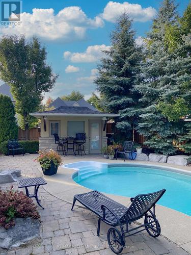 350 Paradelle Drive, Richmond Hill, ON - Outdoor With In Ground Pool With Deck Patio Veranda