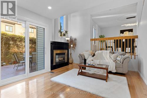 17 Welby Court, Ottawa, ON - Indoor Photo Showing Living Room With Fireplace