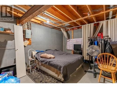 storage area - 1105 Maclean Crescent, Cache Creek, BC - Indoor Photo Showing Basement