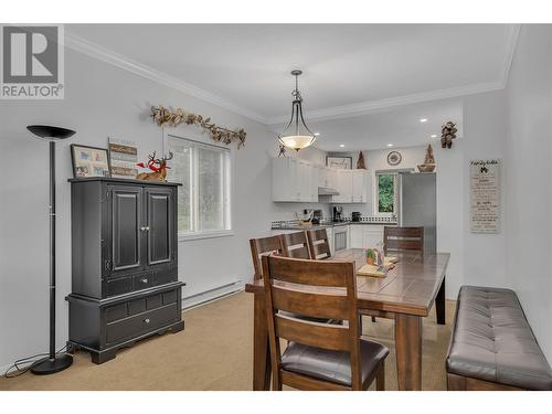 5882 Snow Pines Crescent Unit# A, Kelowna, BC - Indoor Photo Showing Dining Room