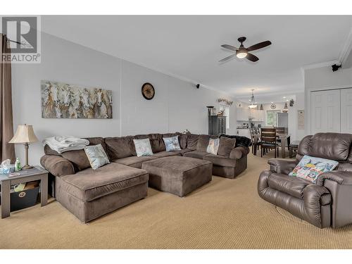 5882 Snow Pines Crescent Unit# A, Kelowna, BC - Indoor Photo Showing Living Room