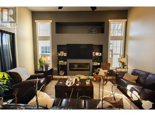 5117 Coho Place, Terrace, BC - Indoor Photo Showing Living Room With Fireplace