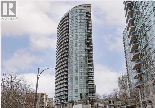 2008 - 90 Absolute Avenue, Mississauga, ON - Outdoor With Balcony With Facade