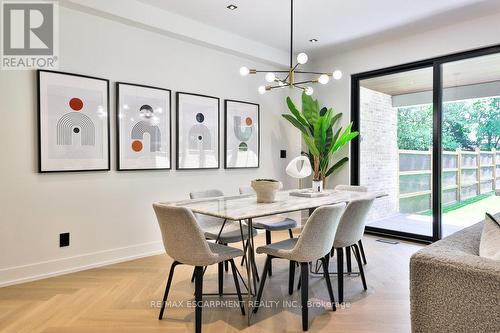 20B Broadview Avenue, Mississauga, ON - Indoor Photo Showing Dining Room