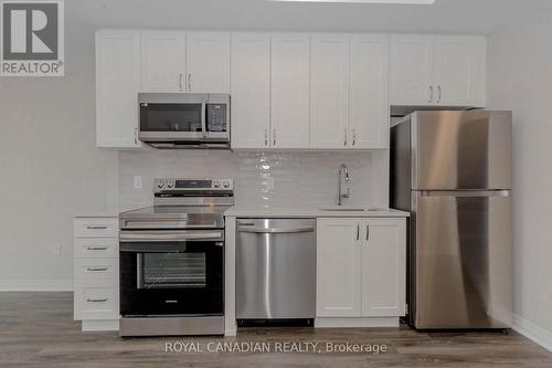 512 - 480 Gordon Krantz Avenue, Milton, ON - Indoor Photo Showing Kitchen With Stainless Steel Kitchen With Upgraded Kitchen