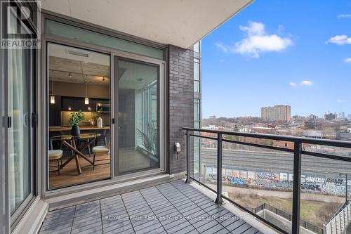 712 - 20 Minowan Miikan Lane, Toronto, ON - Outdoor With Balcony With Exterior