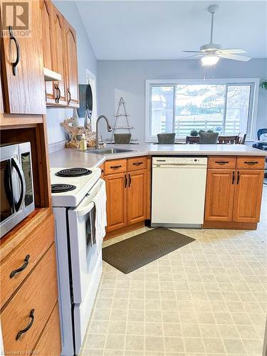 157 Huron Street E, Exeter, ON - Indoor Photo Showing Kitchen With Double Sink