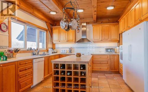 496083 Grey Road 2 Road, Blue Mountains, ON - Indoor Photo Showing Kitchen With Double Sink