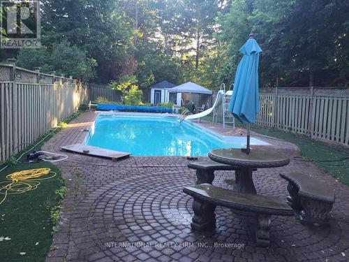 276 Sheridan Court, Newmarket, ON - Outdoor With In Ground Pool With Backyard