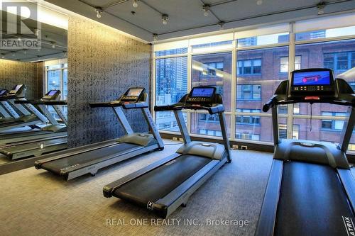 3002 - 30 Nelson Street, Toronto, ON - Indoor Photo Showing Gym Room