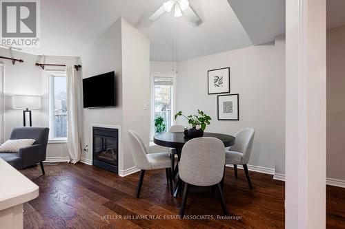 51 James Young Drive, Halton Hills, ON - Indoor Photo Showing Dining Room With Fireplace