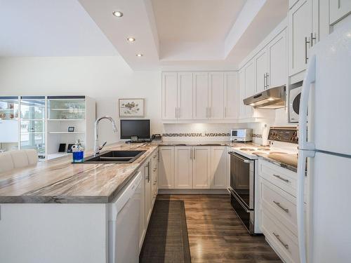 Kitchen - 3767 Rue Roy, Shawinigan, QC - Indoor Photo Showing Kitchen With Double Sink