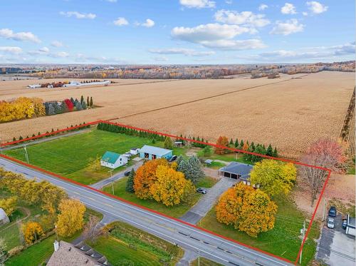 Aerial photo - 737 Rg Chartier, Mont-Saint-Grégoire, QC - Outdoor With View