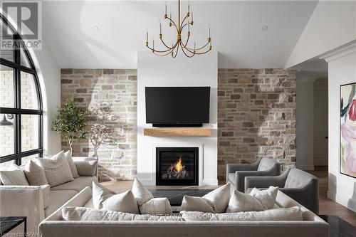 Lot 31 Foxborough Place, Thames Centre (Thorndale), ON - Indoor Photo Showing Living Room With Fireplace