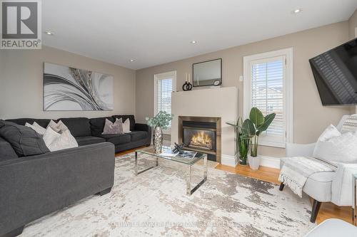 85 Eaton Street, Halton Hills, ON - Indoor Photo Showing Living Room With Fireplace