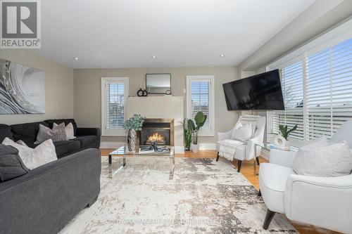 85 Eaton Street, Halton Hills, ON - Indoor Photo Showing Living Room With Fireplace