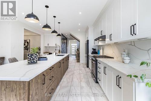 17 Herrick Drive, Brampton, ON - Indoor Photo Showing Kitchen With Upgraded Kitchen