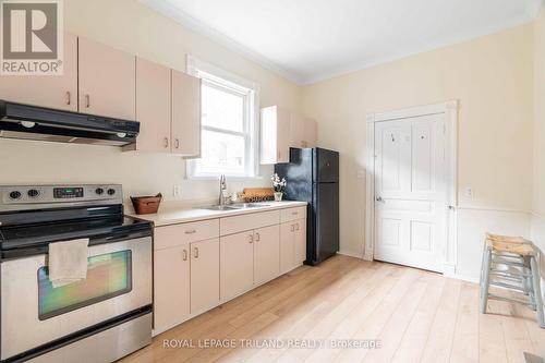 437 Quebec Street, London, ON - Indoor Photo Showing Kitchen With Double Sink