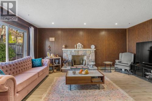 4 Chipstead Road, Toronto, ON - Indoor Photo Showing Living Room With Fireplace