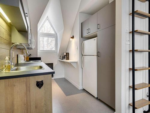 Kitchen - 203-280 Ch. Des Faîtières, Piedmont, QC - Indoor Photo Showing Kitchen With Double Sink