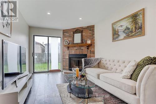 23 Martlesham Road, Markham, ON - Indoor Photo Showing Living Room With Fireplace