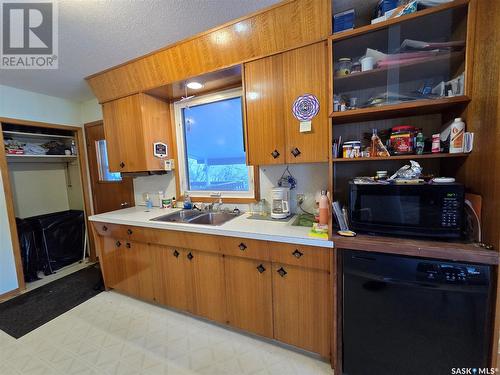 903 Elsinore Street, Whitewood, SK - Indoor Photo Showing Kitchen With Double Sink