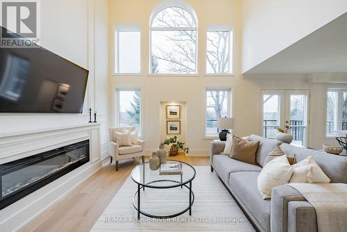 29 Tidewater Crescent, Whitby, ON - Indoor Photo Showing Living Room With Fireplace