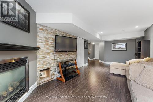 514 Louis Toscano Drive, Ottawa, ON - Indoor Photo Showing Living Room With Fireplace