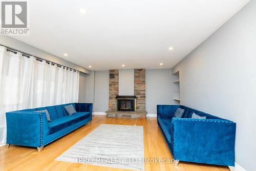 1281 Olde Base Line Road, Caledon, ON - Indoor Photo Showing Living Room With Fireplace