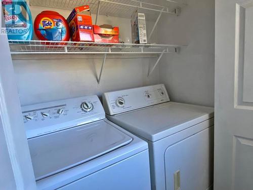 Closet Washer & Dryer - 709 Stone Road, Barriere, BC - Indoor Photo Showing Laundry Room