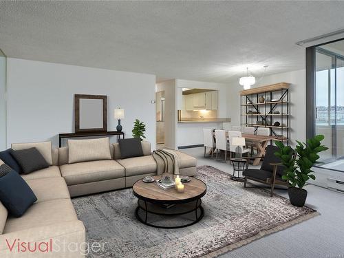 401-640 Montreal St, Victoria, BC - Indoor Photo Showing Living Room