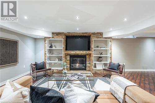 14 Evergreens Drive, Grimsby, ON - Indoor Photo Showing Other Room With Fireplace