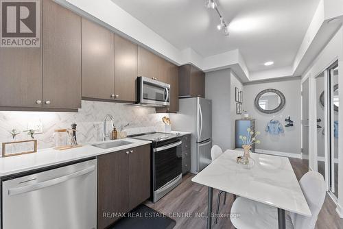 2101 - 10 Wilby Crescent, Toronto, ON - Indoor Photo Showing Kitchen With Stainless Steel Kitchen With Upgraded Kitchen