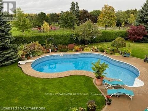 58 Tamwood Court, Hamilton, ON - Outdoor With In Ground Pool With Backyard