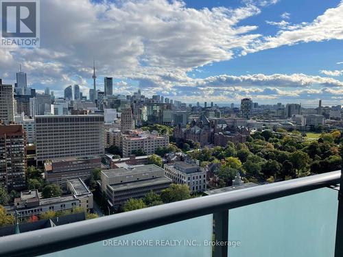 2502 - 65 St Mary Street, Toronto, ON - Outdoor With Balcony With View