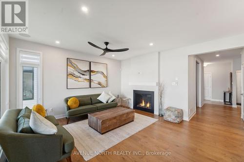 805 Pergola Place, Ottawa, ON - Indoor Photo Showing Living Room With Fireplace