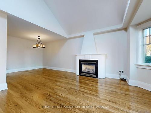 387 Old Orchard Grve, Toronto, ON - Indoor Photo Showing Living Room With Fireplace