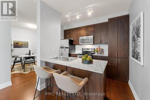 210 - 85 The Donway Way W, Toronto, ON - Indoor Photo Showing Kitchen With Double Sink With Upgraded Kitchen