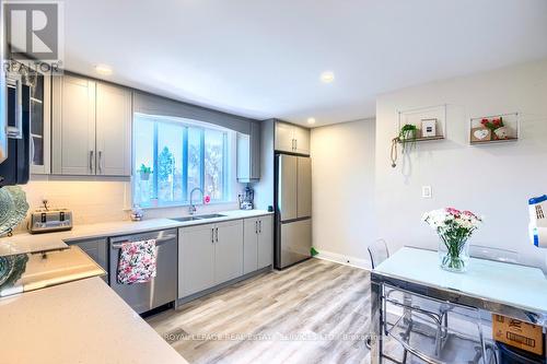 18 Ewing Street, Halton Hills, ON - Indoor Photo Showing Kitchen With Double Sink