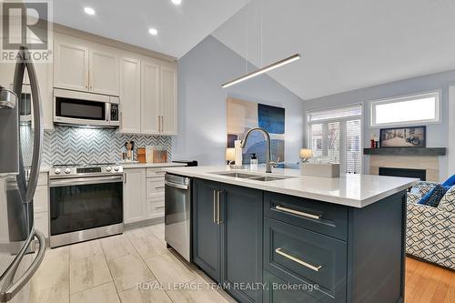 220 Allgrove Way, Ottawa, ON - Indoor Photo Showing Kitchen With Double Sink With Upgraded Kitchen