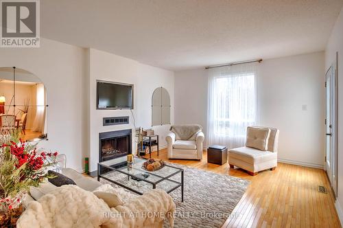 1223 Cedarcroft Crescent, Ottawa, ON - Indoor Photo Showing Living Room With Fireplace