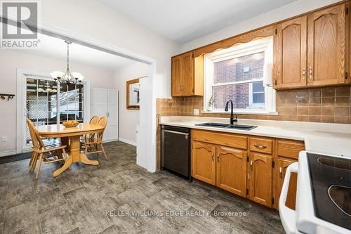 678 Brighton Avenue, Hamilton, ON - Indoor Photo Showing Kitchen With Double Sink