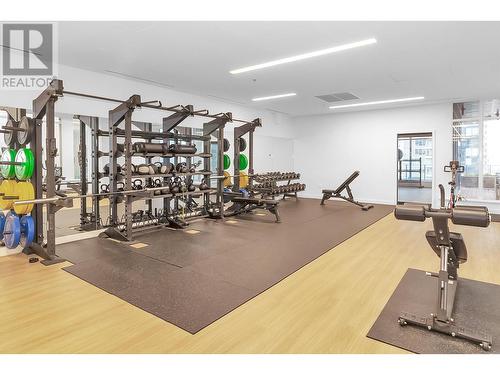 1708 6511 Sussex Avenue, Burnaby, BC - Indoor Photo Showing Gym Room