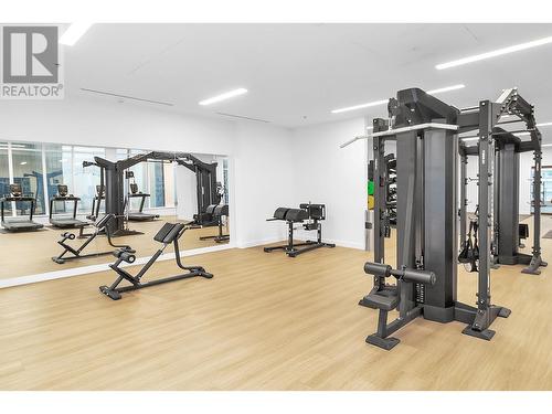 1708 6511 Sussex Avenue, Burnaby, BC - Indoor Photo Showing Gym Room