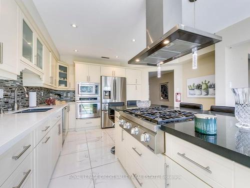 972 Winterton Way, Mississauga, ON - Indoor Photo Showing Kitchen With Stainless Steel Kitchen With Upgraded Kitchen